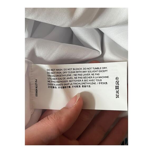 Theory Dress Pleated Midi Mod Lace white size 6 - Picture 5 of 6